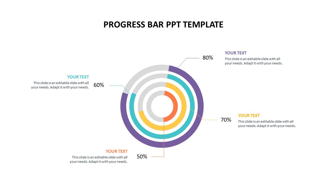 Progress Bar PPT Template PowerPoint Presentation Slides